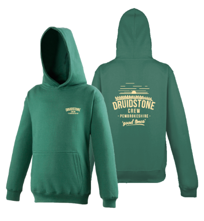 Bottle Green Picture of Druidstone Hotel - Kids Hoodies