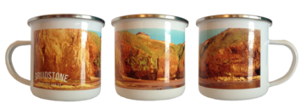 Show details for The Druidstone Hotel Mugs - Enamel Picture of The Druidstone Hotel Mugs - Enamel
