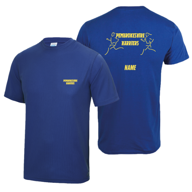 Picture of Pembrokeshire Harriers - Adults Performance T-Shirts