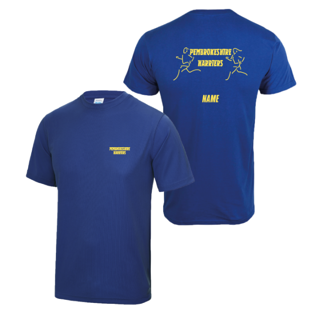 Picture of Pembrokeshire Harriers - Kids Performance T-Shirts