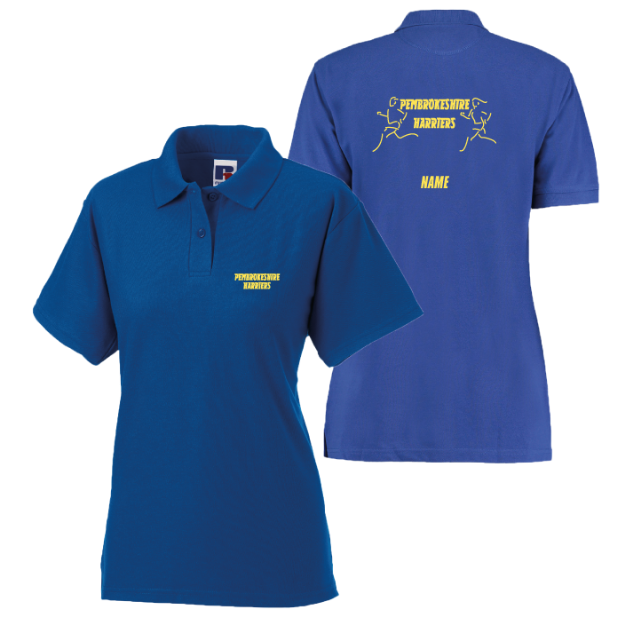 Picture of Pembrokeshire Harriers - Ladies Fit Polos