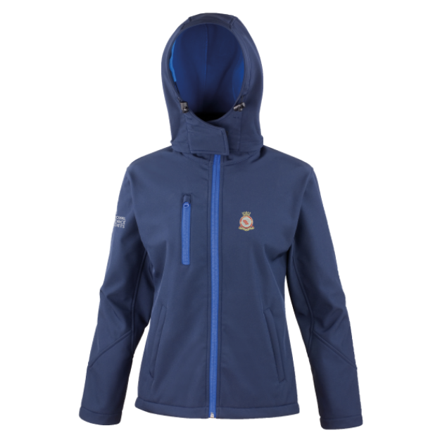 Picture of 3 Welsh Wing - Ladies Fit Hooded Softshell Jacket
