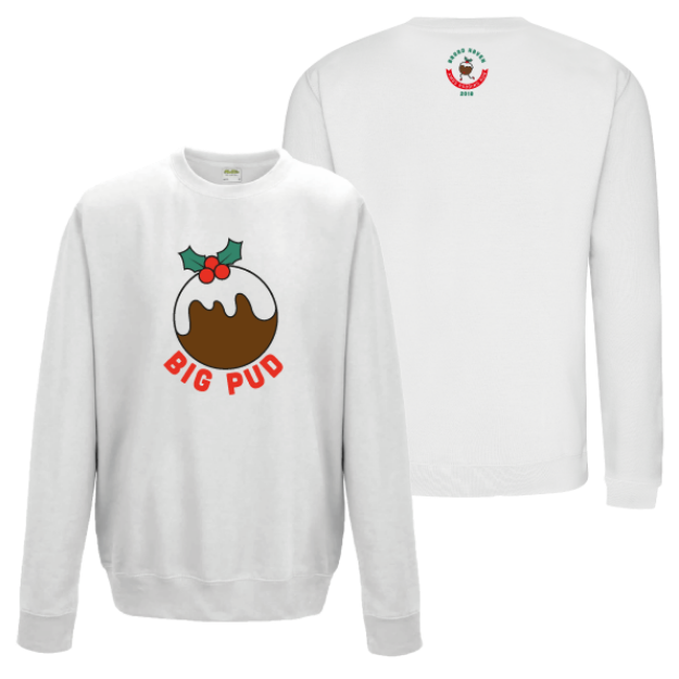 Picture of Christmas Pudding Run - Unisex Big Pud Sweatshirt