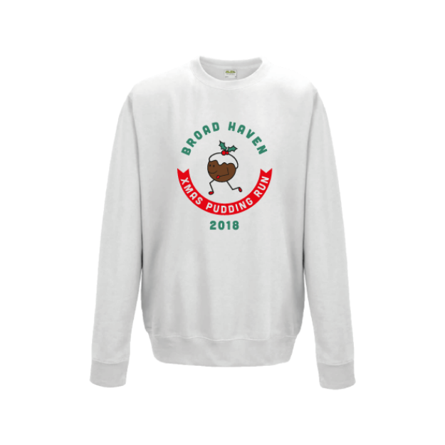 Picture of Christmas Pudding Run - Unisex Logo Sweatshirts