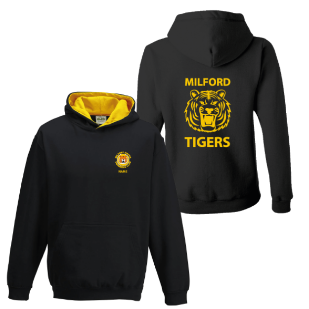 Picture of Milford Tigers Swimming Club - Kids Two Tone Hoodie