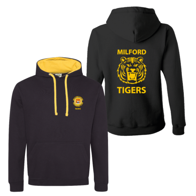 Picture of Milford Tigers Swimming Club - Adults Two Tone Hoodies
