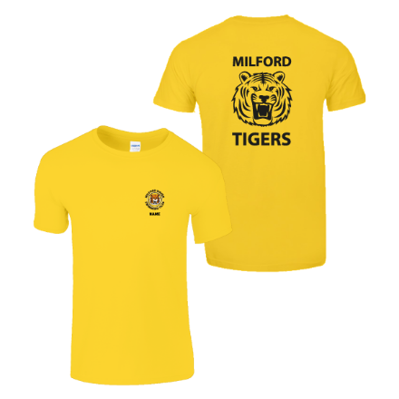 Show details for Milford Tigers Swimming Club - Kids Cotton T-Shirts Picture of Milford Tigers Swimming Club - Kids Cotton T-Shirts