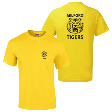 Show details for Milford Tigers Swimming Club - Adults Cotton T-Shirts Picture of Milford Tigers Swimming Club - Adults Cotton T-Shirts