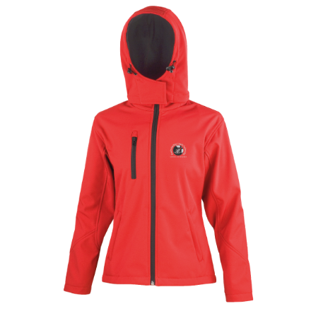 Show details for Pembrokeshire County Swimming - Ladies Fit Adults Softshell Jacket Picture of Pembrokeshire County Swimming - Ladies Fit Adults Softshell Jacket