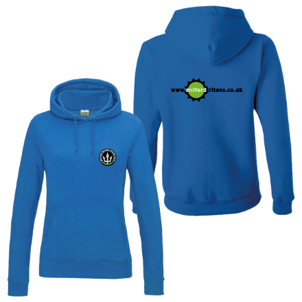 Show details for Milford Tritons Cycling Club - Ladies Fit Hoodies Picture of Milford Tritons Cycling Club - Ladies Fit Hoodies