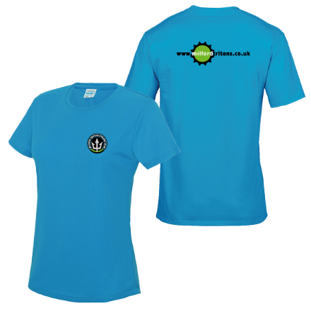 Show details for Milford Tritons Cycling Club - Ladies Fit Performance T-Shirts Picture of Milford Tritons Cycling Club - Ladies Fit Performance T-Shirts