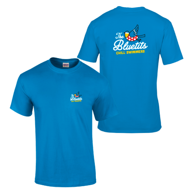 Picture of Bluetits Chill Swimmers - Unisex T-Shirts (Left Chest & Back)