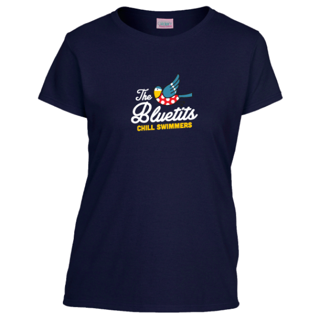 Picture of Bluetits Chill Swimmers - Ladies Fit T-Shirts (Logo Large)