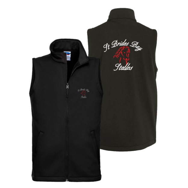 Picture of St Brides Bay Stables - Unisex Softshell Gilet
