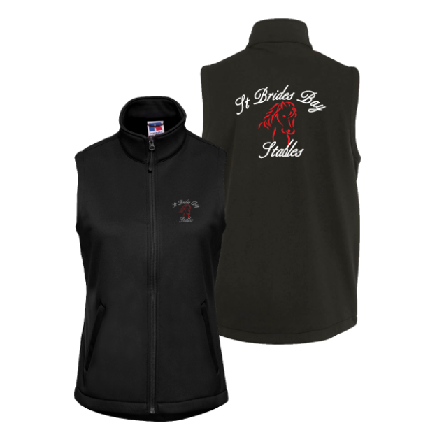 Picture of St Brides Bay Stables - Ladies Fit Softshell Gilet