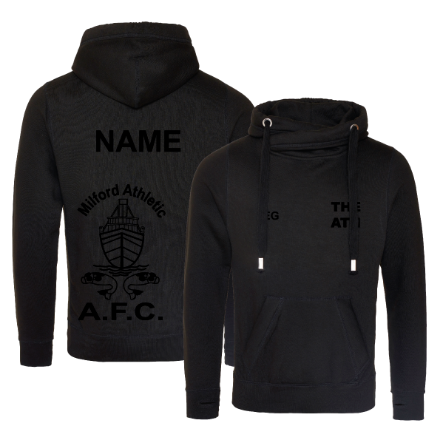 Show details for Milford Athletics - Adults Cross Neck Hoodies Picture of Milford Athletics - Adults Cross Neck Hoodies