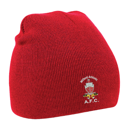 Red Picture of Milford Athletics - Beanies