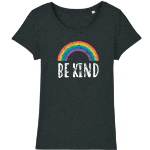 Picture of NHS Support - Rainbow 'Be Kind' Ladies Fit T-Shirts