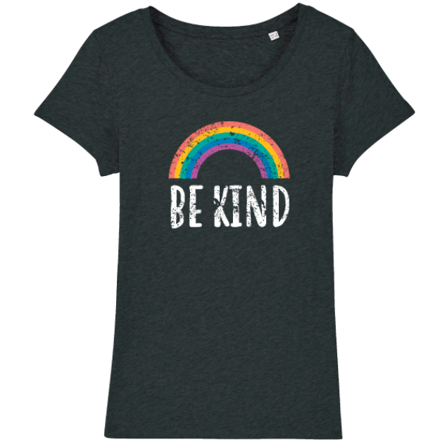 Picture of NHS Support - Rainbow 'Be Kind' Ladies Fit T-Shirts