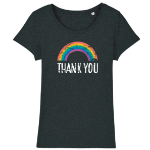 Picture of NHS Support - Rainbow 'Thank You' Ladies Fit T-Shirts
