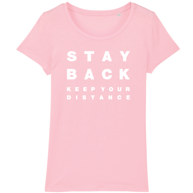 Picture of NHS Support - Stay Back Ladies Fit T-Shirts