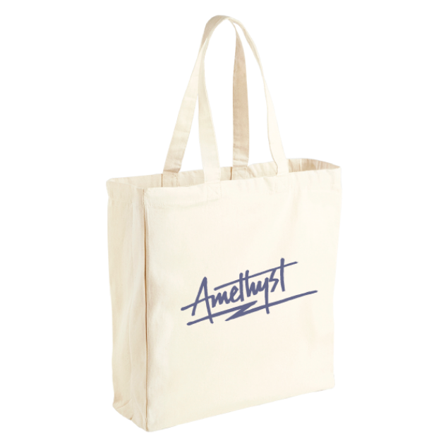 Picture of Amethyst Dance - Canvas Shopper Tote Bag - Purple Print