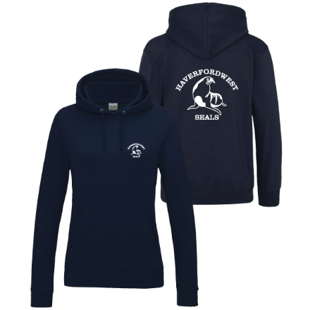 Show details for Haverfordwest Seals - Ladies Fit Hoodies Picture of Haverfordwest Seals - Ladies Fit Hoodies