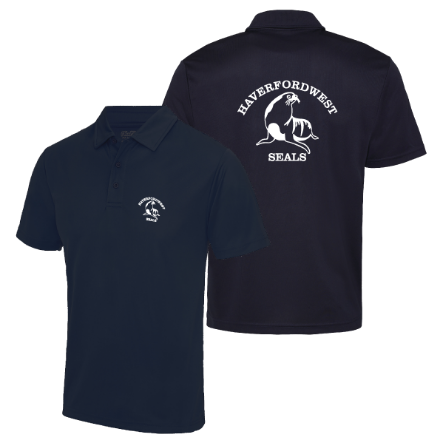 Show details for Haverfordwest Seals - Unisex Performance Polos Picture of Haverfordwest Seals - Unisex Performance Polos