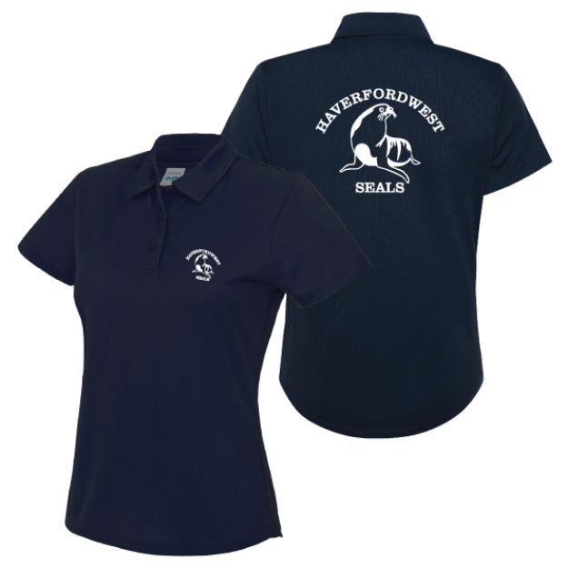 Picture of Haverfordwest Seals - Ladies Fit Performance Polos