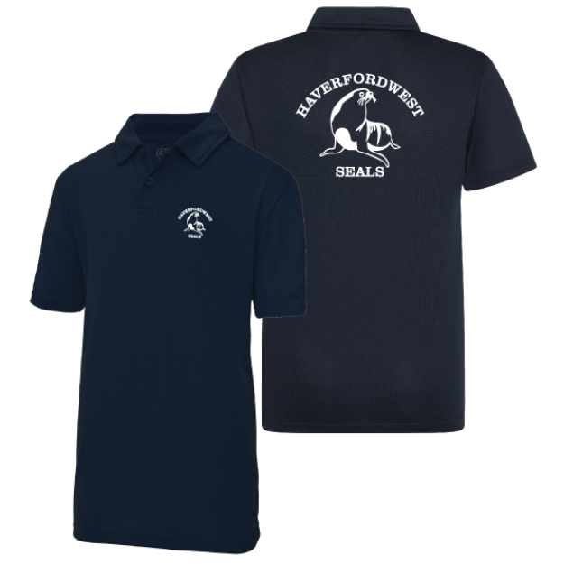 Picture of Haverfordwest Seals - Kids Performance Polos