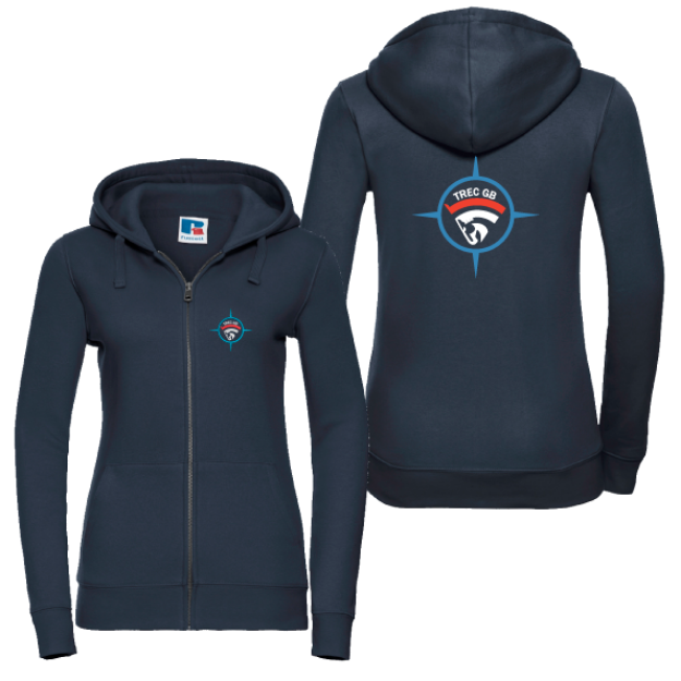 Picture of TREC GB - Ladies Fit Zip Hoodie