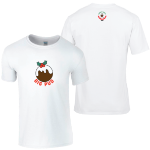 Picture of Christmas Pudding Run - Unisex Cotton T-Shirts BIG PUD