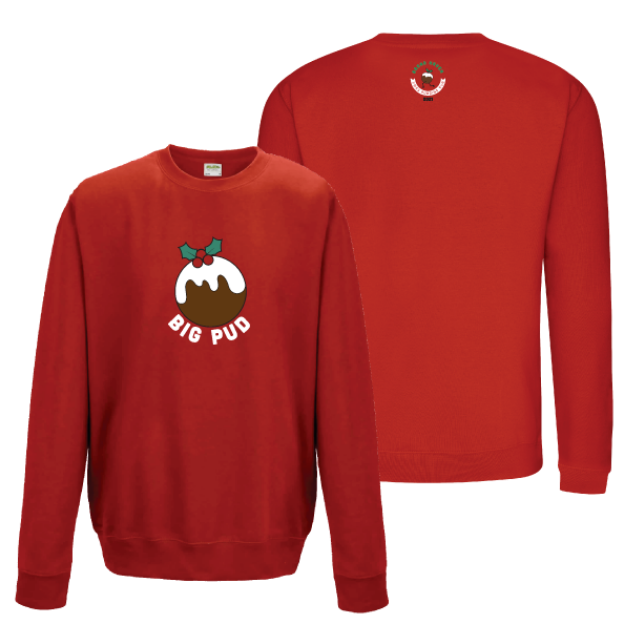 Picture of Christmas Pudding Run - Unisex Sweatshirt BIG PUD