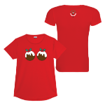 Picture of Christmas Pudding Run - Ladies Fit Performance T-Shirts PUDDINGS