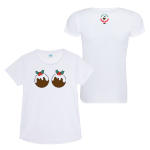 Picture of Christmas Pudding Run - Ladies Fit Performance T-Shirts PUDDINGS