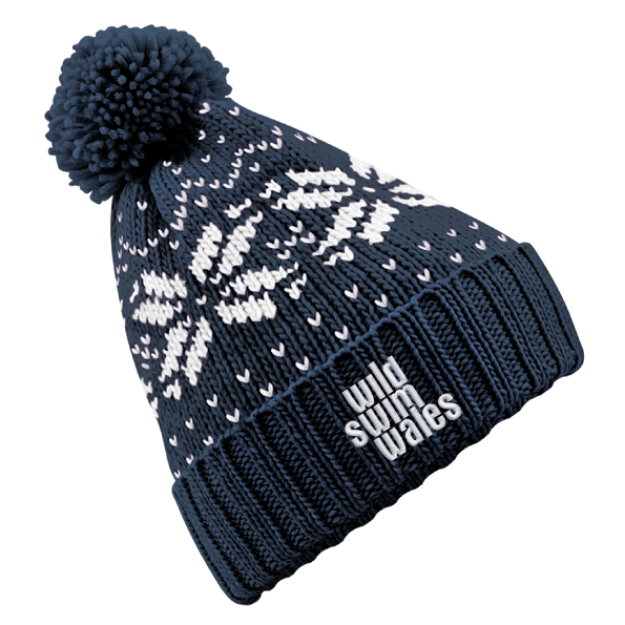 Picture of Wild Swim Wales - Fairisle Snowstar Beanies