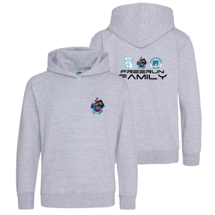 Heather Grey Picture of My E-motion - Kids Hoodies