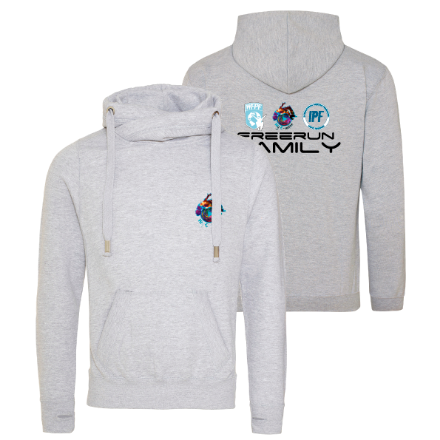 HeatherGrey Picture of My E-motion - Adults Cross Neck Unisex Hoodies