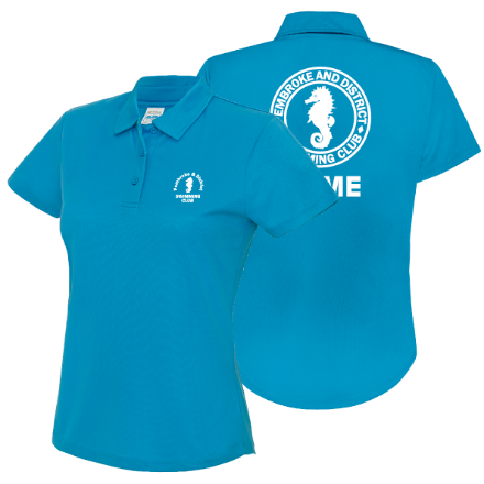 Show details for Pembroke & District Swimming - Ladies Fit Performance Polos Picture of Pembroke & District Swimming - Ladies Fit Performance Polos
