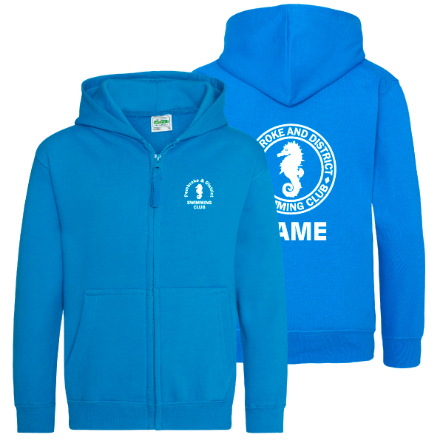 Show details for Pembroke & District Swimming - Kids Zip Hoodies Picture of Pembroke & District Swimming - Kids Zip Hoodies