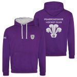 Picture of Pembrokeshire Hockey Club - Unisex Two Tone Hoodies