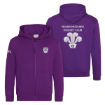 Picture of Pembrokeshire Hockey Club - Kids Zip Hoodies