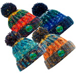 Picture of Taffy Dippers - Corkscrew Bobble Hats