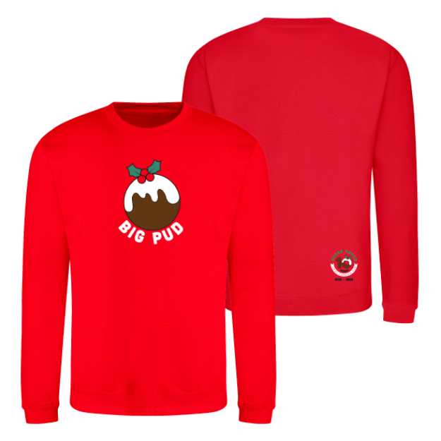Picture of Broad Haven Christmas Pudding Run 2022 - 'Big Pud' Unisex Sweatshirts