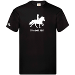 Picture of Little Viking Horse - 'If In Doubt, Tolt!' Adults T-Shirts 