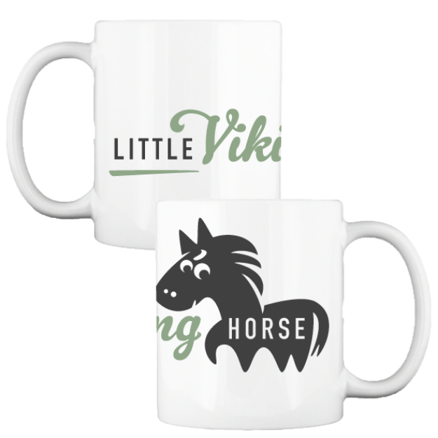Picture of Little Viking Horse - Mugs