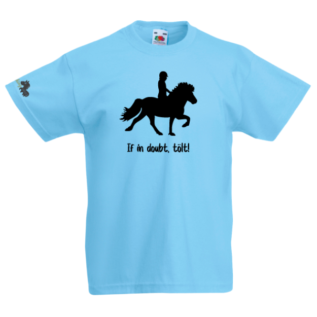 Picture of Little Viking Horse - 'If In Doubt, Tolt!' Kids T-Shirts 