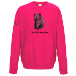 Picture of Little Viking Horse - 'I Love Little Viking Horse' Adults Sweatshirts