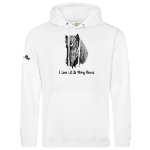 Picture of Little Viking Horse - 'I Love Little Viking Horse' Adults Hoodies