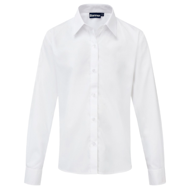 Picture of Ysgol Caer Elen- SECONDARY Pack of Two Ladies Fit Long Sleeve Shirts